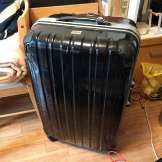 黒の大きめキャリーケース・スーツケース(軽量アルミフレーム、Lサ...
