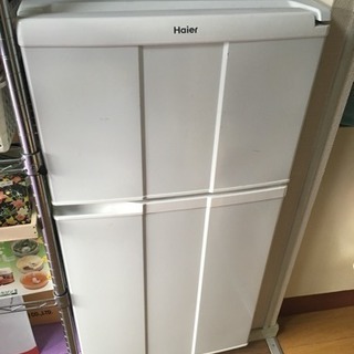 ハイアール 98L 2ドア ノンフロン冷蔵庫 JR-N100A(W)