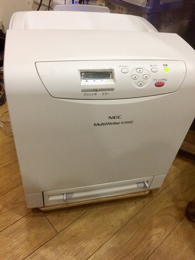 A4カラーレーザープリンターNEC MultiWriter5700C(ユーズド品）＋トナー5本(互換品）※手渡し希望