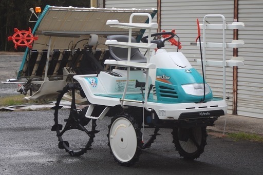 【SOLD OUT】クボタ 田植機 ウェルスター 5条植 SPU50 11.3馬力 パワステ 自動水平 4輪駆動