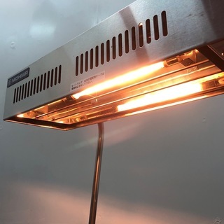 ニチワ ヒートランプウォーマー HLW-500PY 2016年製　業務用　催事　露店　屋台　保温 赤外線 ウォーマー 電気式 ホテル ビュッフェ　100Ｖ