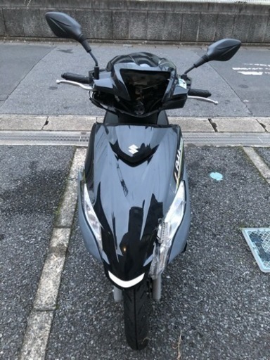 交渉中スズキ 新型のアドレスV125 事故車