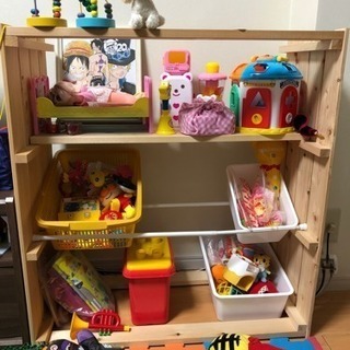 自作おもちゃ棚