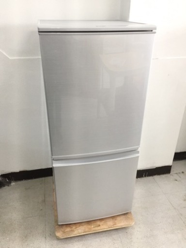 【美品】 大田区送料無料 シャープ 冷凍冷蔵庫 2ドア 137L 2015年製 SJ-D14B-S