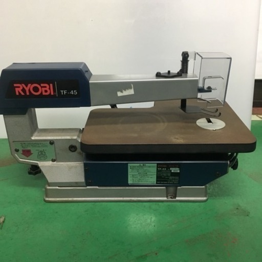 値下げしました‼️ 美品 RYOBI リョービ TF-45 卓上 糸ノコのこ 盤 電動工具 切断道具 中古 未使用に近い 動作確認済