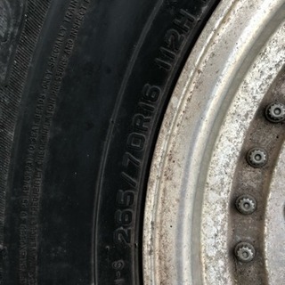 タイヤホイールセット 6穴 値下げ　キャラバン等