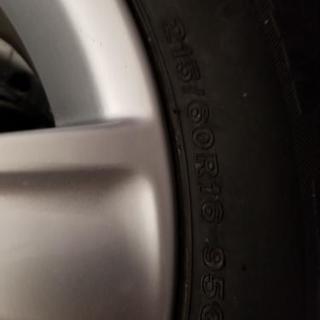 スタッドレスタイヤ　純正トヨタホイール　使用2週間