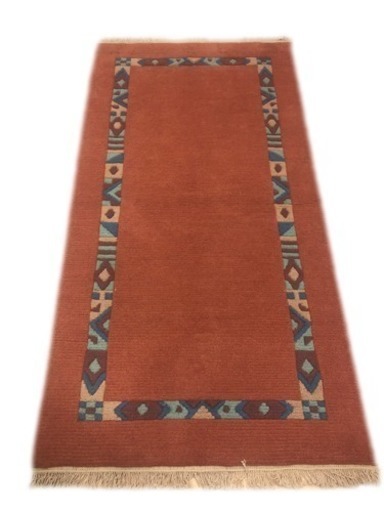 チベタン絨毯 ウール100% 164×94cm