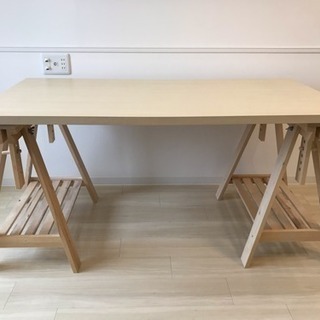 ☆(交渉中)IKEAダイニングテーブル(4〜6人掛け)☆  脚部...