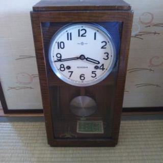 （交渉中）精工舎　レトロ　ゼンマイ式柱時計　昭和30年くらい製　要調整