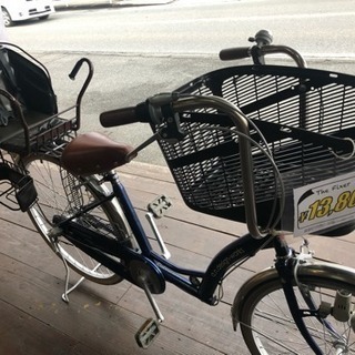 【中古】チャイルドシート付きママチャリ