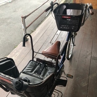 【中古】チャイルドシート付きママチャリ