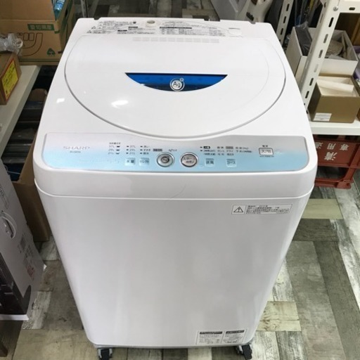 #2117 2012年製 シャープ 全自動洗濯機 5.5Kg ブルー ESGE55L-A