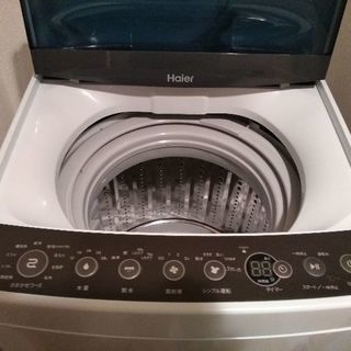 haier 2018年洗濯機　一人暮らし用　ほぼ新品