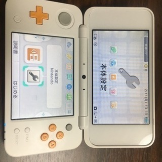 Newニンテンドー2DS LL ホワイト×オレンジ