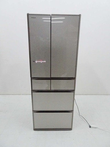 HITACHI 日立 フレンチ6ドア 冷蔵庫 真空チルド 475L R-G4800E(XN) 2015年製