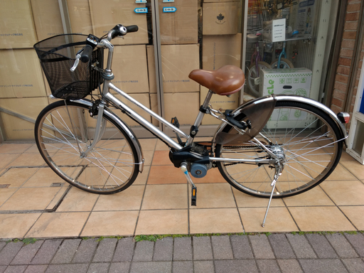 通勤に！リフレッシュ済み☆　Panasonic 電動アシスト自転車 27インチ
