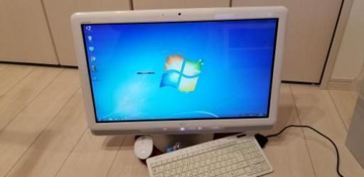 お値下げCore i5♪ ワイヤレスキーボードとワイヤレスマウス付き❗ 大画面23インチ一体型パソコン Windows7❗