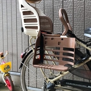 [中古]電動アシスト自転車3人乗り