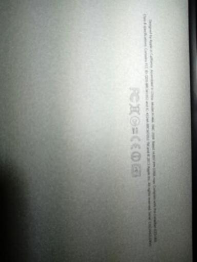 ジャンクMacBook air Mid2012 13インチ