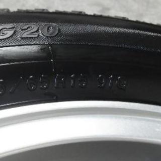 値下げしました。スタッドレス ホイールセット まだまだ使用可能です 195/65R15 トヨタオーリスに使用してました。