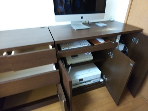 すっきりパソコン収納キャビネット２つセット ぱぱど 明石の収納家具 キャビネット の中古あげます 譲ります ジモティーで不用品の処分