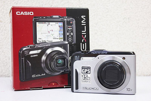 デジタルカメラ カシオ EX-H20G CASIO EXILIM コンパクト GPSモデル 有効画素数：1410万画素 A4421YO