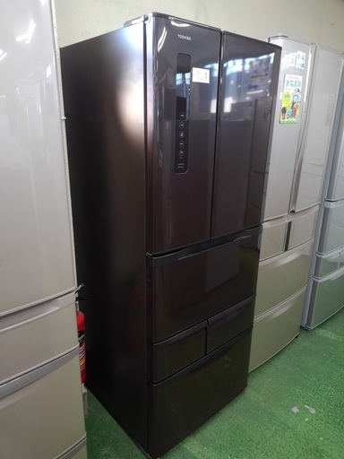 【6ヶ月保証！！】TOSHIBA　6ﾄﾞｱ冷蔵庫　2012年製造　GR-F48FS