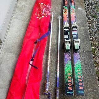 スキー板165、ストック110、収納カバー