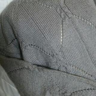手編みチュニックセーター
