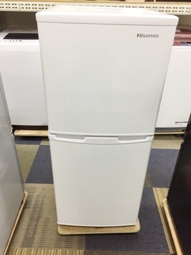 【美品】大田区送料無料 ハイセンス 冷凍冷蔵庫 2ドア 106L 2016年製 HR-B106JW