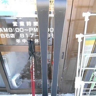 ヘッド カービングスキー 163cm era3.0 TYROLIA10 HEAD ポール付き