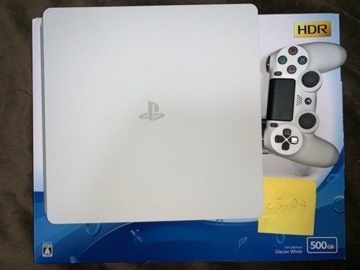 美品 ps4  グレイシャーホワイト