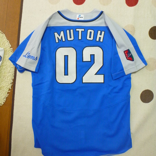 希少【球団支給・実使用】西武ライオンズ＃02武藤幸司　打撃投手　【送料無料！】