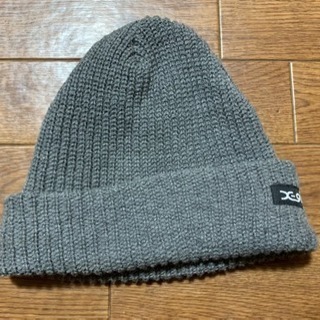 X-girl ニット帽 グレー