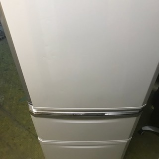冷蔵庫 三菱 ファミリータイプ 3ドア 335L MR-C34T-W 自動製氷OK 2011年 川崎区 SG