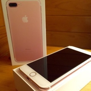美品 iPhone 7 Plus 128GB ローズゴールド ピンク 新品交換後約1