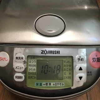 象印炊飯器 NP-HA10 5合炊き