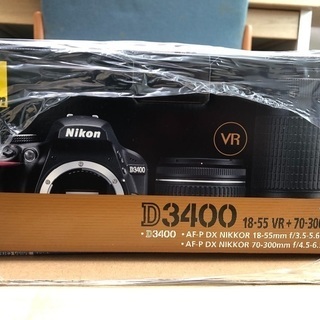 【新品未使用】Nikon D3400 ダブルズームキット+α