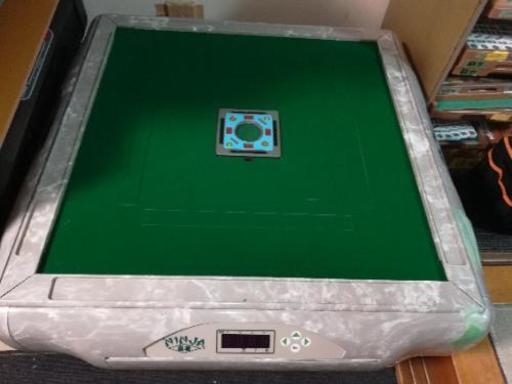 全自動麻雀麻雀卓　忍者　ジャンゴウドーム　ラジャグリーン新品　メンテナンス