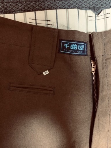 千曲屋 作業ズボン 85 茶系 美品 パンツ 下 なな プロフ必読 笹塚のパンツ メンズ の中古 古着あげます 譲ります ジモティーで不用品の処分