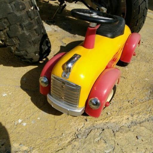 アメリカン雑貨　乗り物玩具　手押し車　展示品