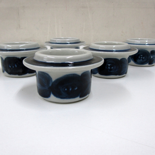 アラビア アネモネ 北欧 フィンランド エッグスタンド ココット器 5個セット