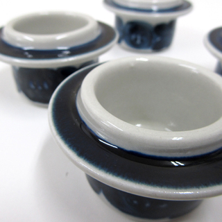 アラビア アネモネ 北欧 フィンランド エッグスタンド ココット器 5個セット