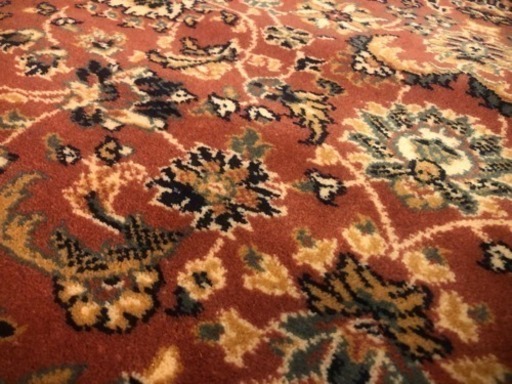 ベルギー製 100%ウール ウィルトン織 ペルシャ絨毯柄 200×140cm