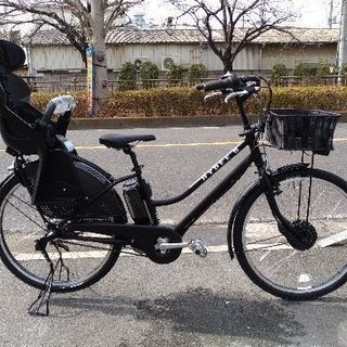 激安！！ブリヂストン子供乗せ電動自転車 ハイディⅡ クロツヤケシです。HY6B49