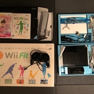 Wii本体とWii fitセットとソフト1個