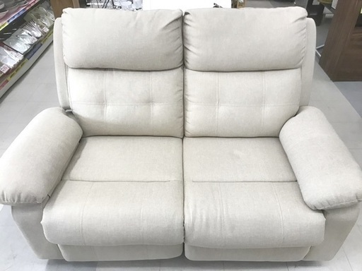 中古　リクライニング2Pソファ