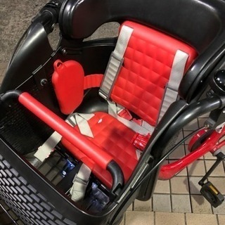 【お取引中】子供乗せ自転車 フロント 後ろカゴ有