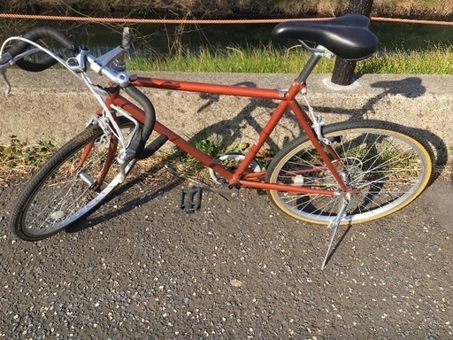配達あり 美品 Raychell 27インチ自転車 6段ギア付き